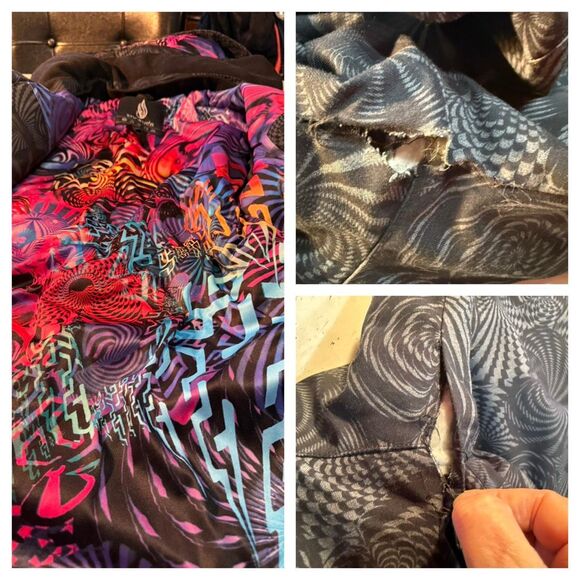 Threyda Onyx jacket, featuring art by Fabian Jimenez Sz M - Picture 6 of 8